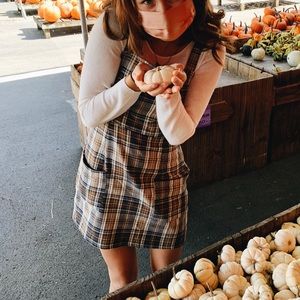 Plaid casual dress